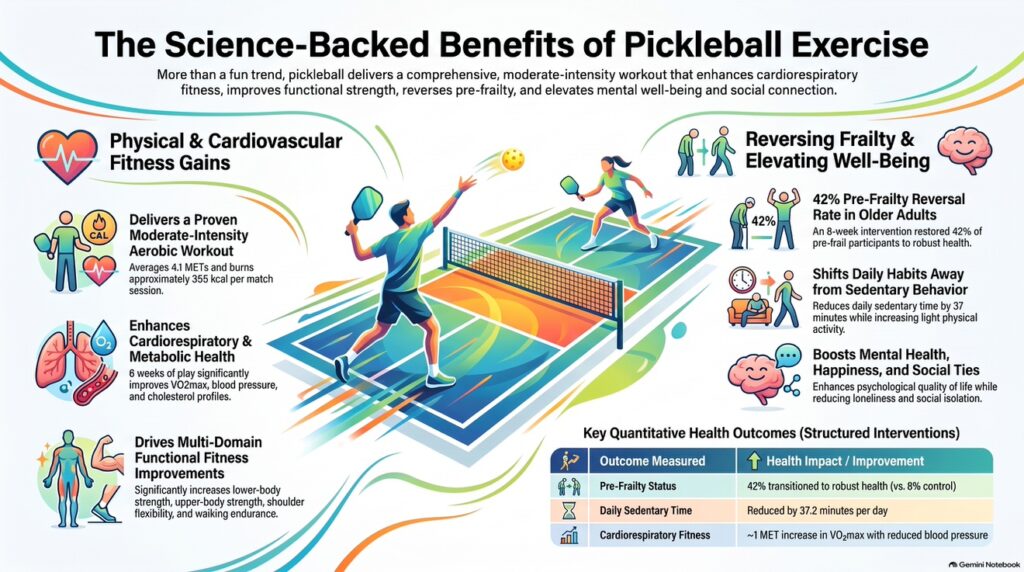 is pickleball good exercise farmingdale
